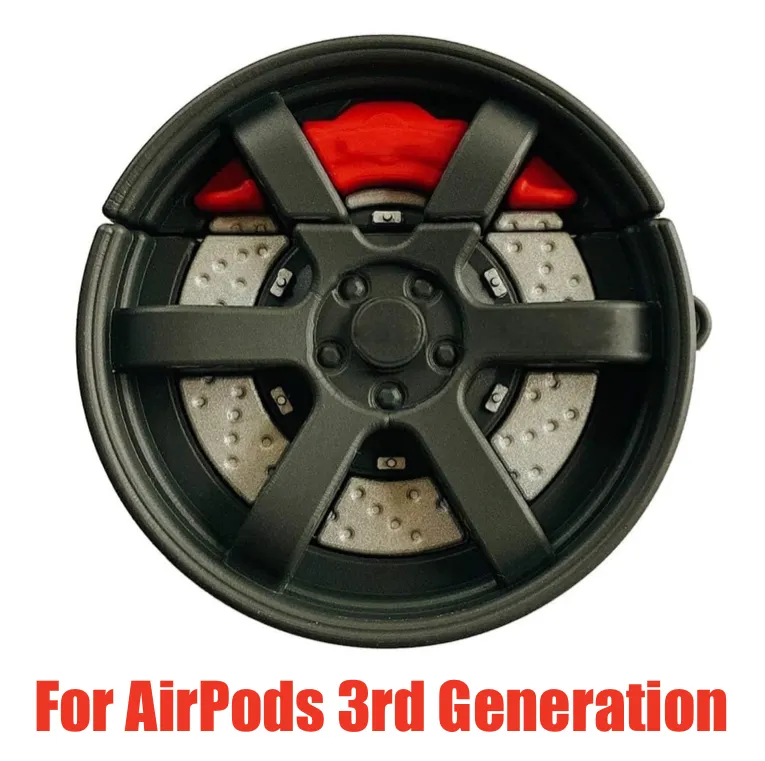 JDMTuning TE37 Style Wheel Apple AirPods 3rd Generation Case Cover