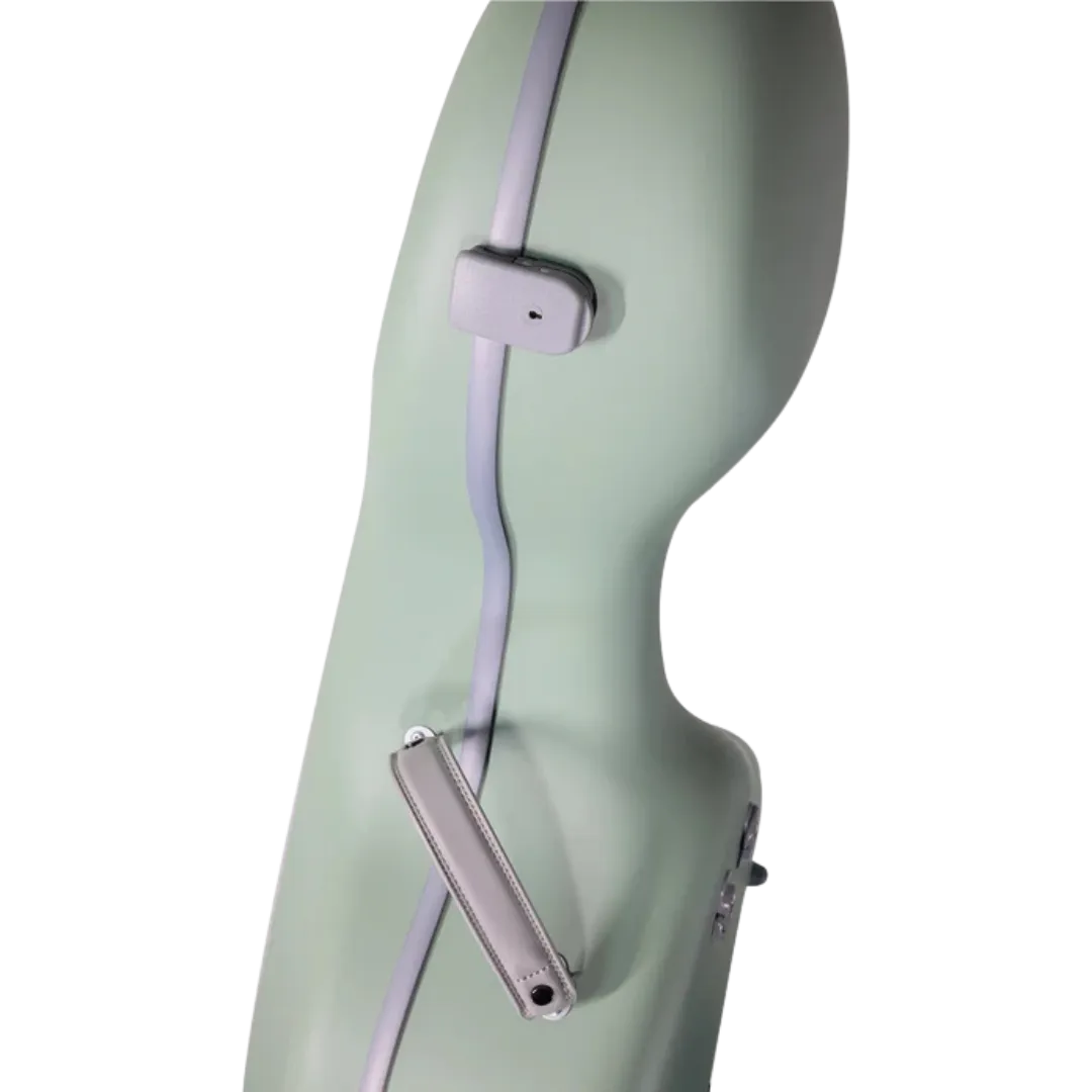 JML CL6 Carbon Fibre 2.9 Cello Case Garden Green 4/4