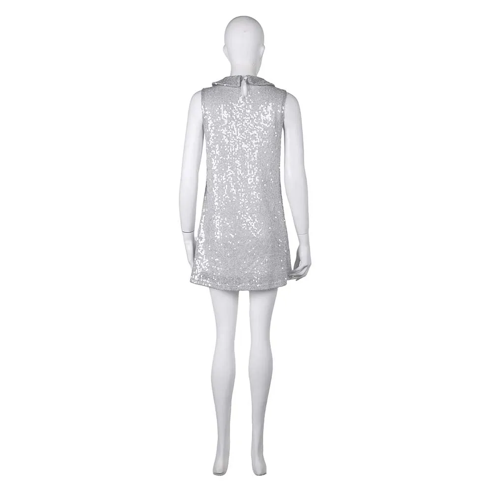 Joker 2 Harley Quinn Glitter Sequin Dress Cosplay Costume Outfits Halloween Carnival Suit