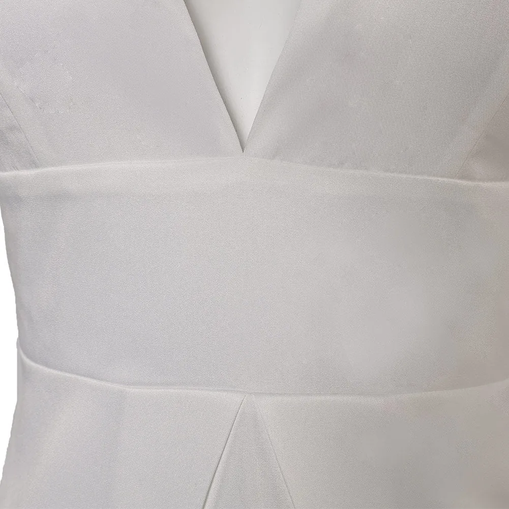 Joker: Folie à deux Harley Quinn White Wedding Dress Cosplay Costume Outfits Halloween Carnival Suit