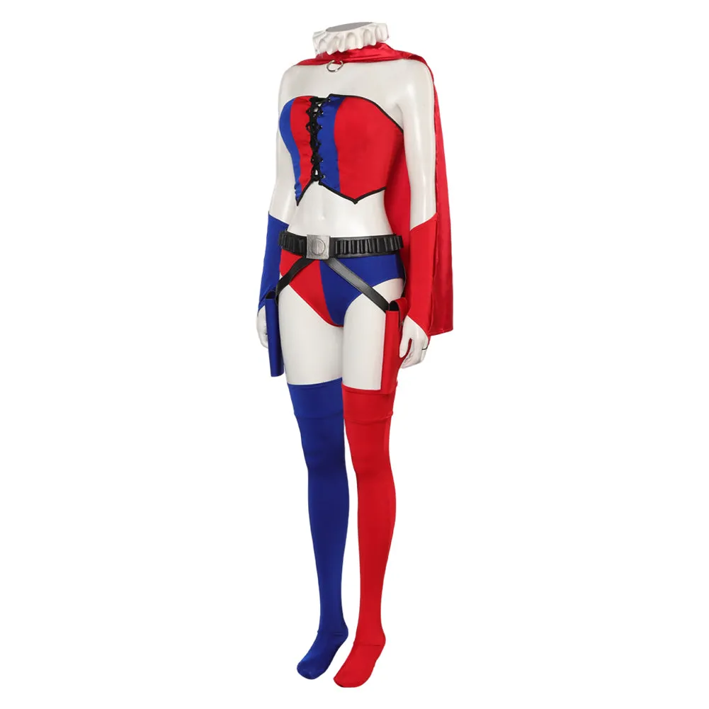 Joker Harley Quinn Original Sexy Suit Cosplay Costume Outfits