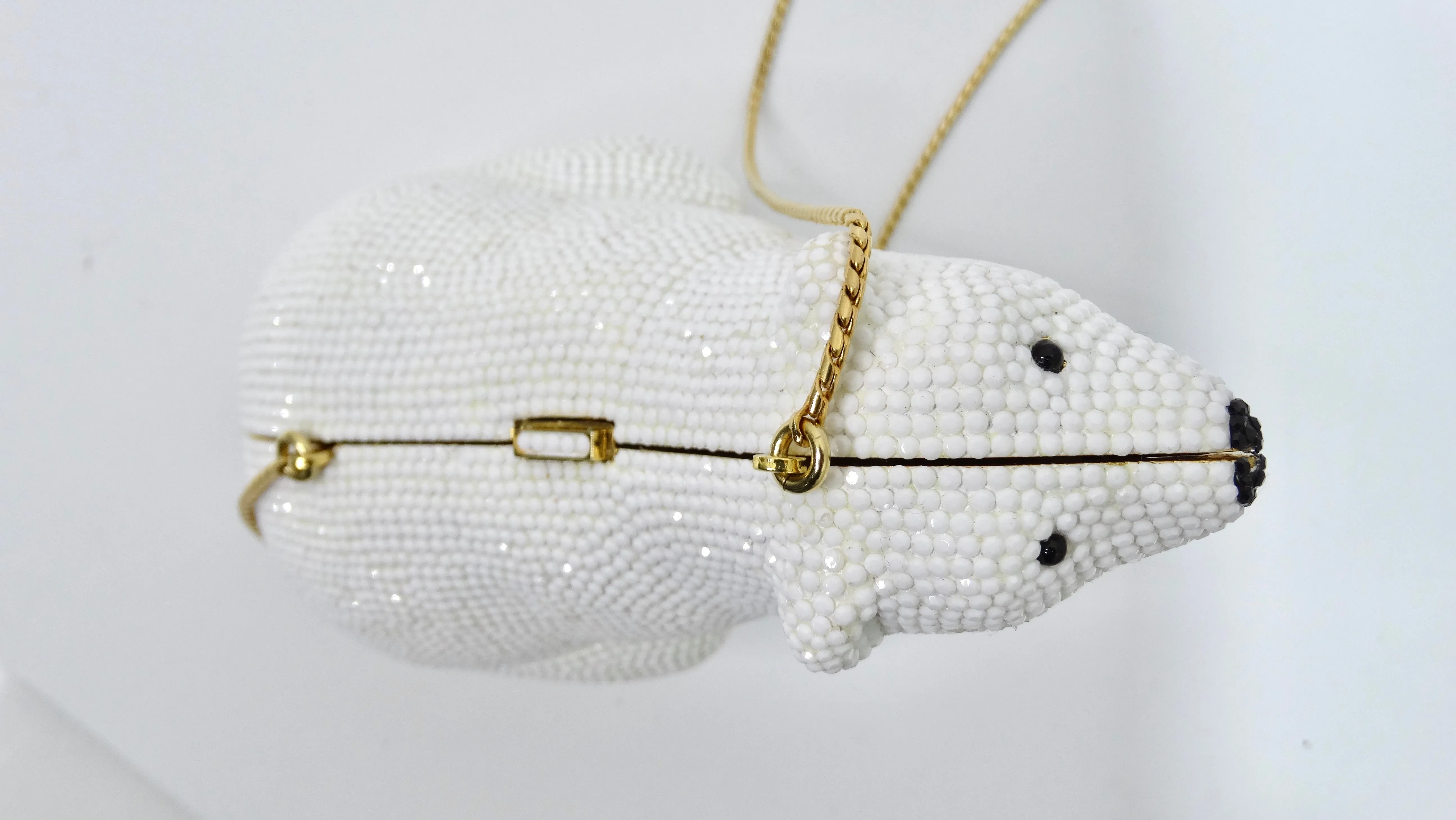 Judith Leiber Polar Bear Minaudière