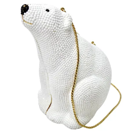 Judith Leiber Polar Bear Minaudière