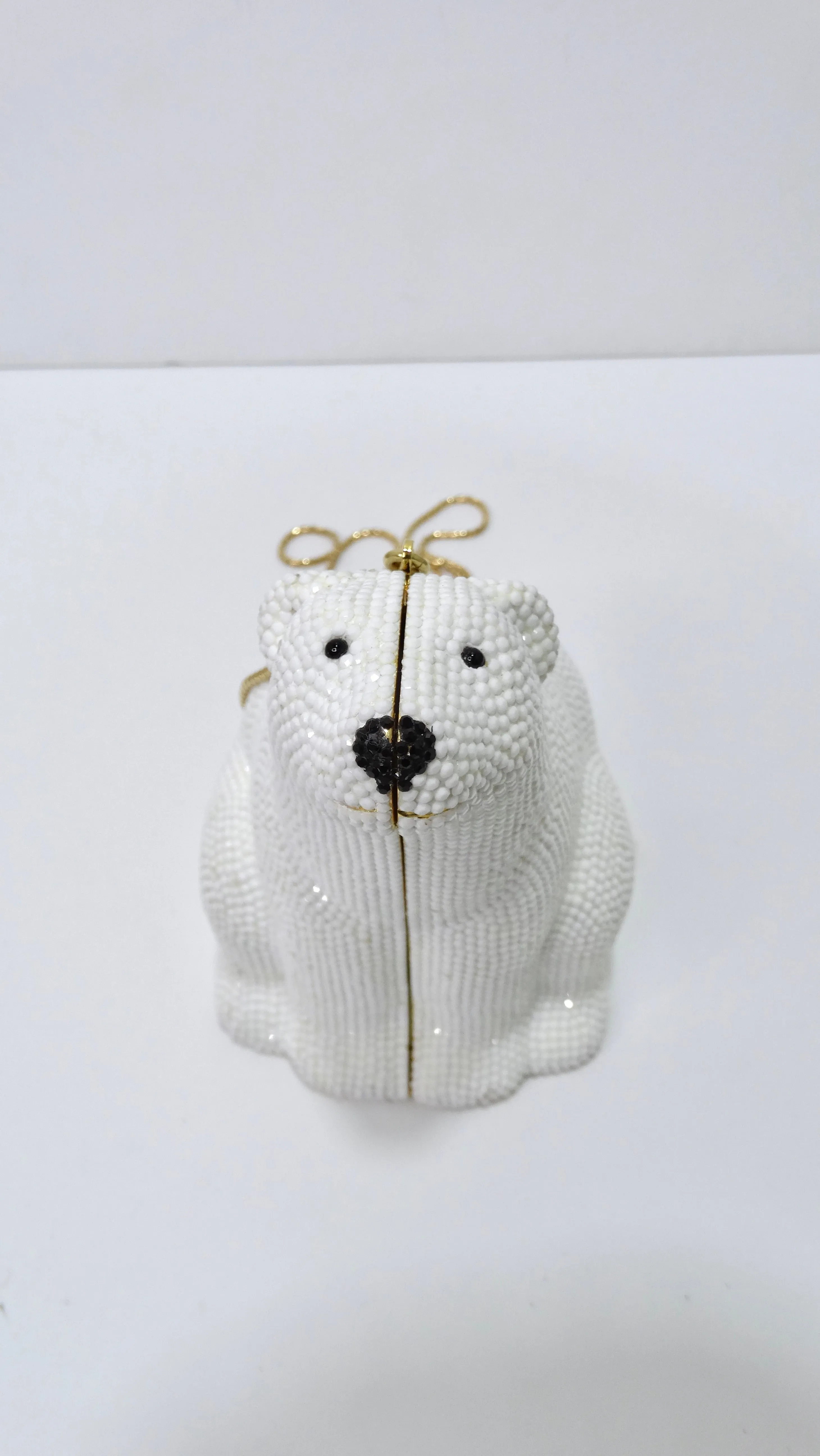 Judith Leiber Polar Bear Minaudière