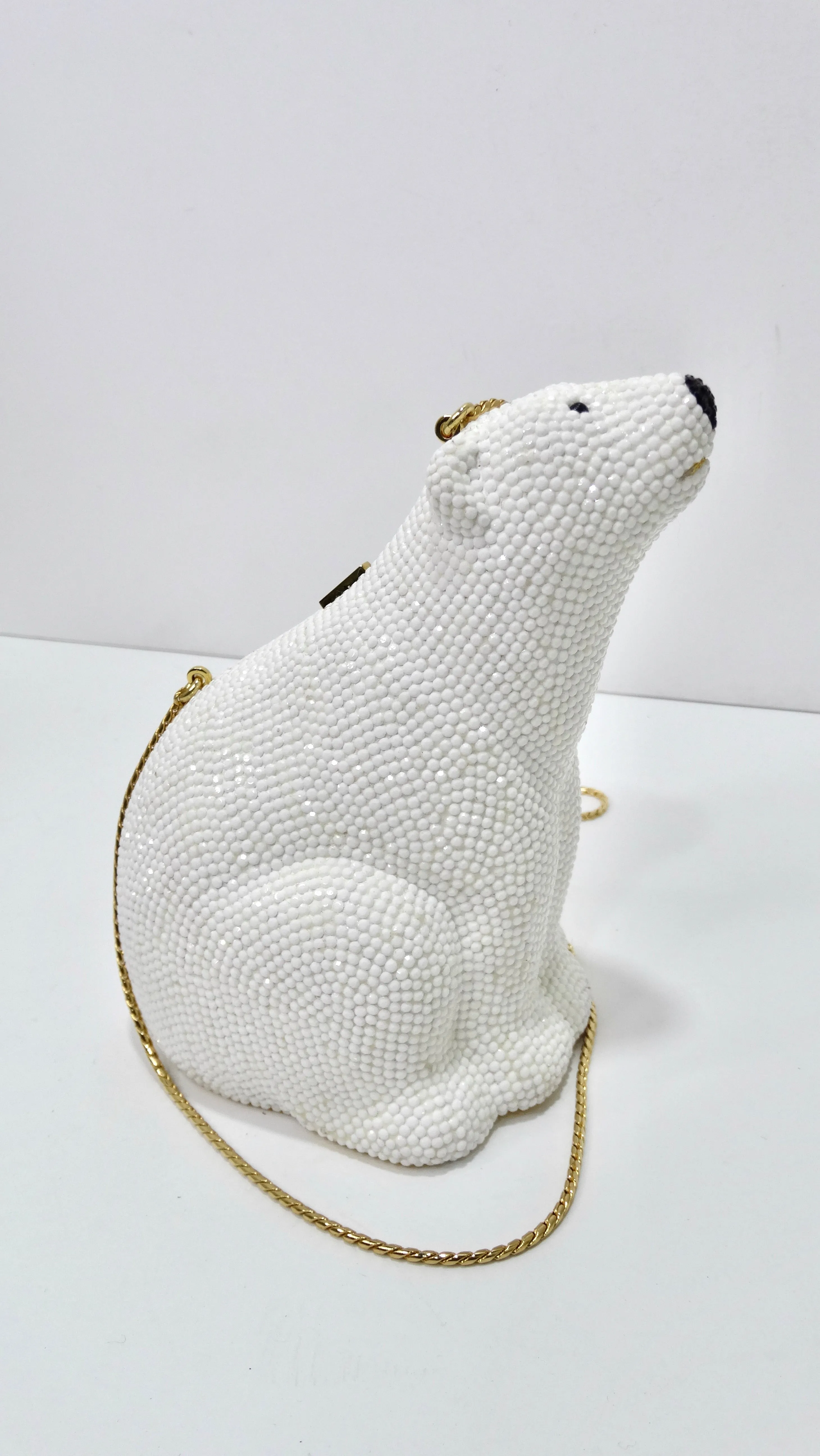 Judith Leiber Polar Bear Minaudière