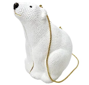 Judith Leiber Polar Bear Minaudière