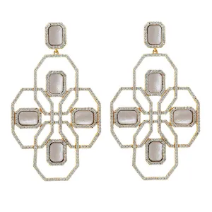 Juno Shield Earring - Mother of Pearl