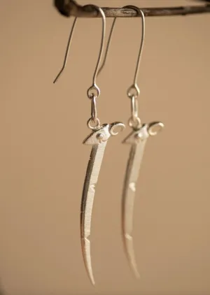 Kaitiaki Wheturere Earrings Silver