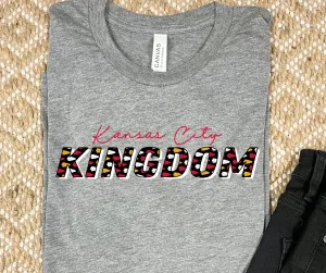 Kansas City Kingdom Arrowhead Pattern Graphic Tee