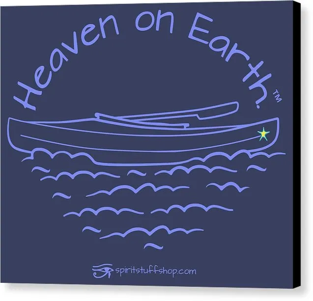 Kayak Heaven On Earth - Canvas Print