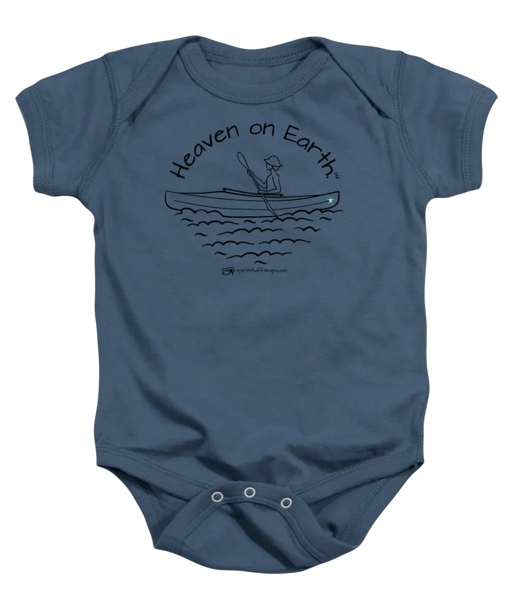 Kayaker Heaven On Earth - Baby Onesie