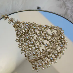 Kundan Stylish Peacock Jhumaar