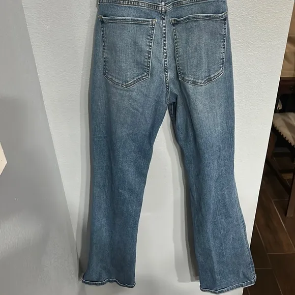 KUT Ana High Rise Flare Stylish Blue Women's Jeans