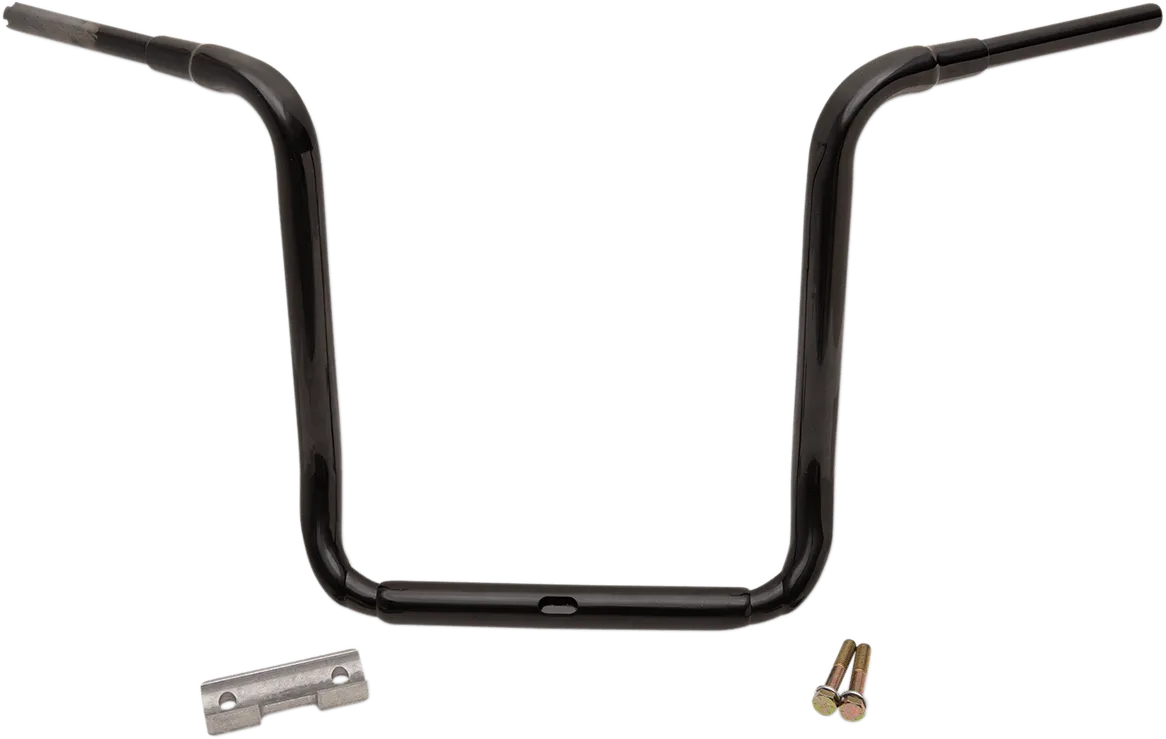 LA Choppers LA-7322-12B 1-1/2in. Grande Touring Ape Hanger Handlebars - 12in. Rise - Gloss Black