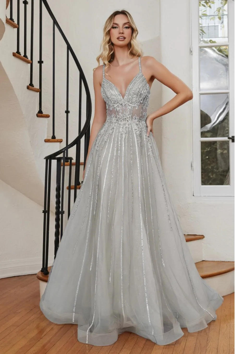 LaDivine by Cinderella Divine CD994 Evening Gown