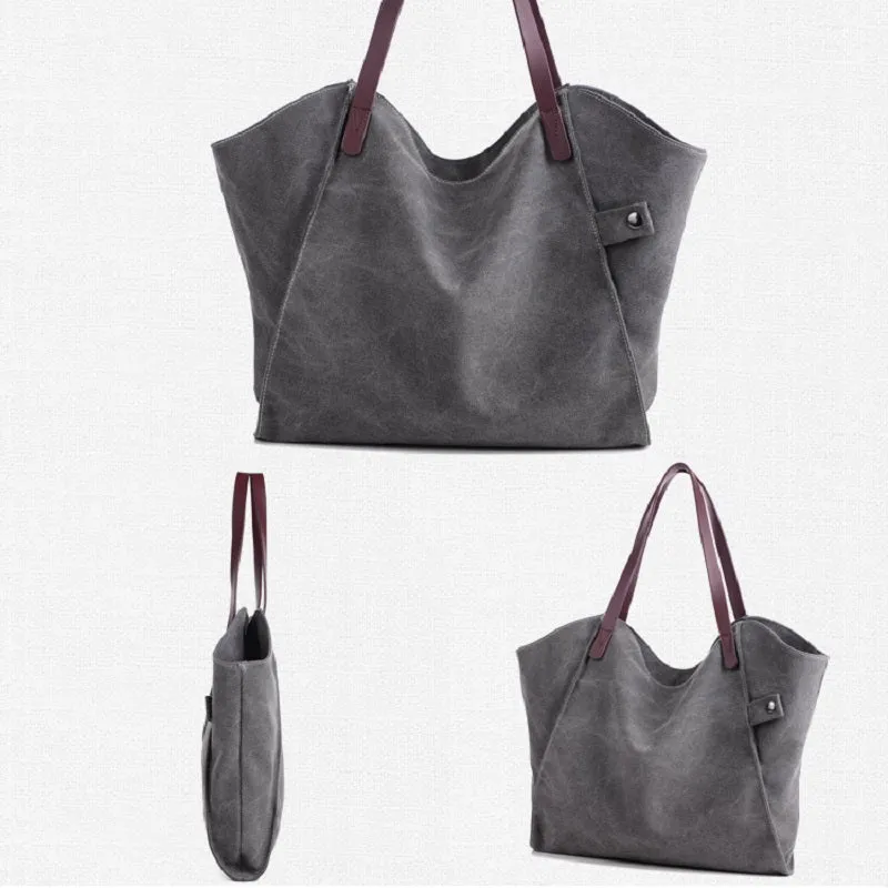 Large Capacity Canvas Handbag