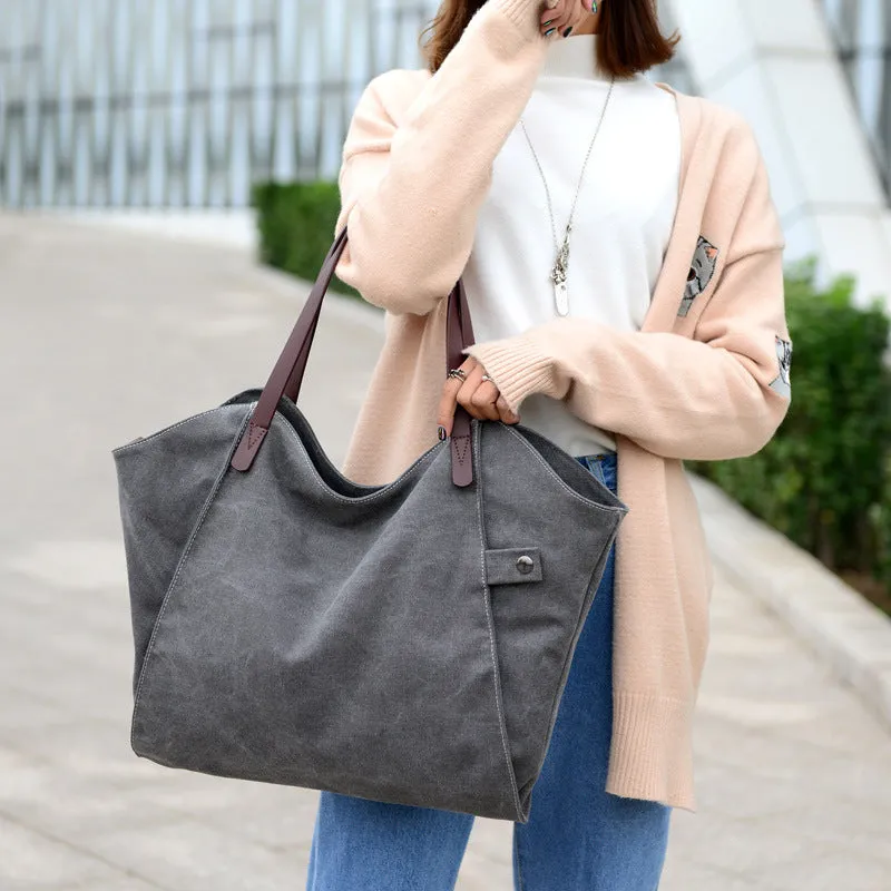 Large Capacity Canvas Handbag
