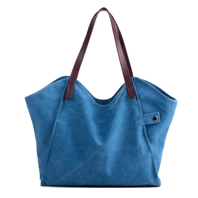 Large Capacity Canvas Handbag