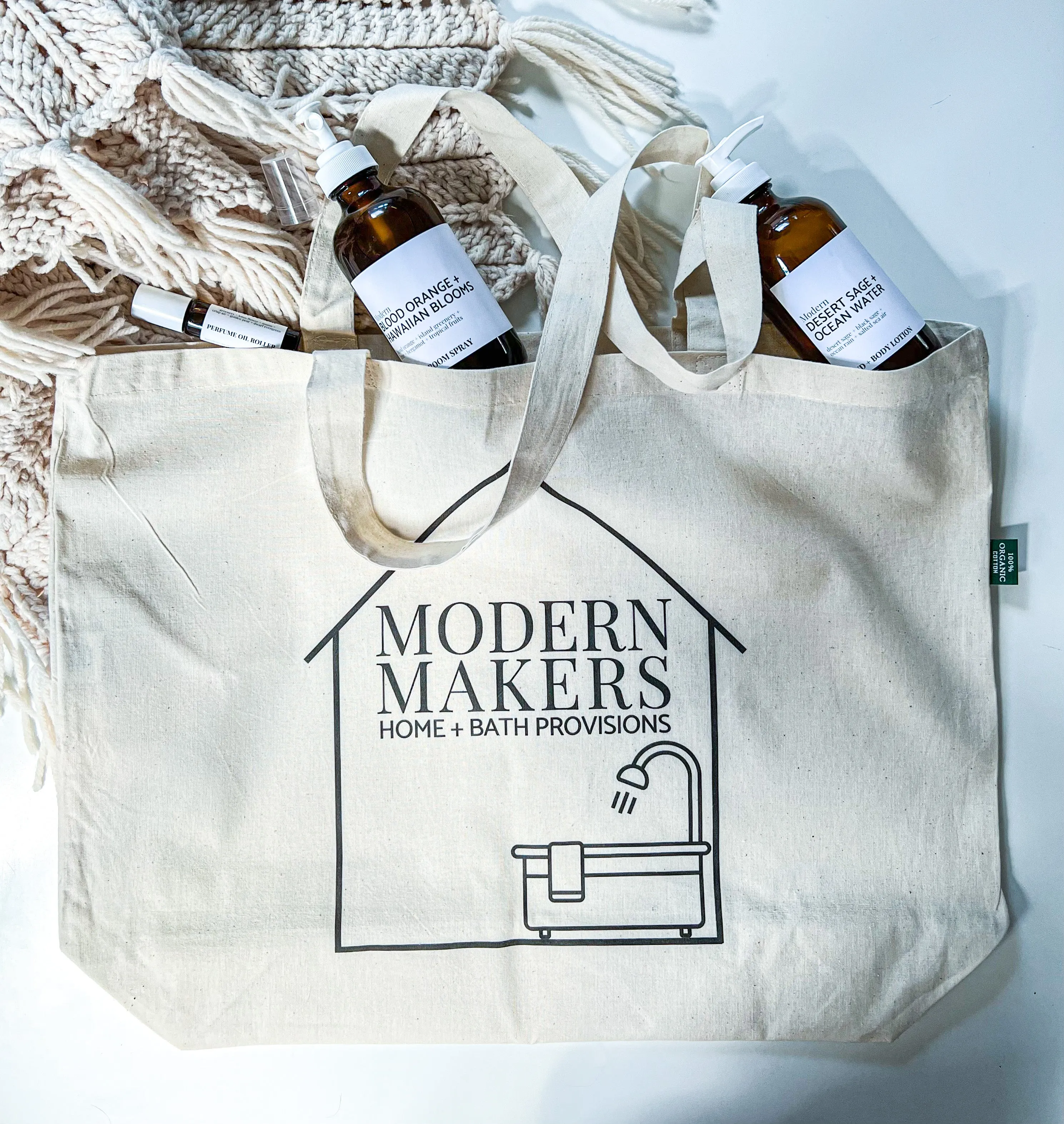 Large Organic Cotton Tote