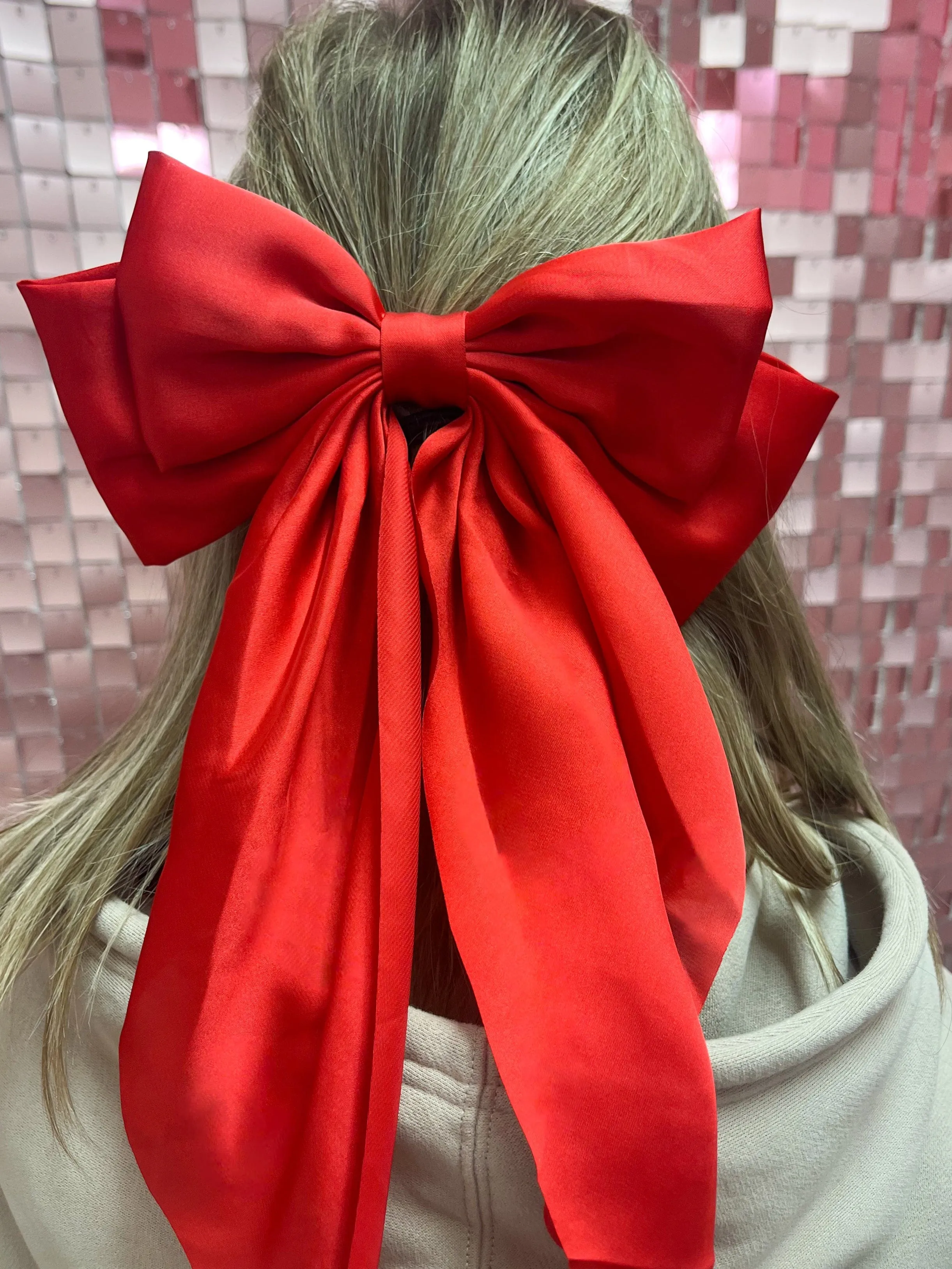 Large Satin Bow