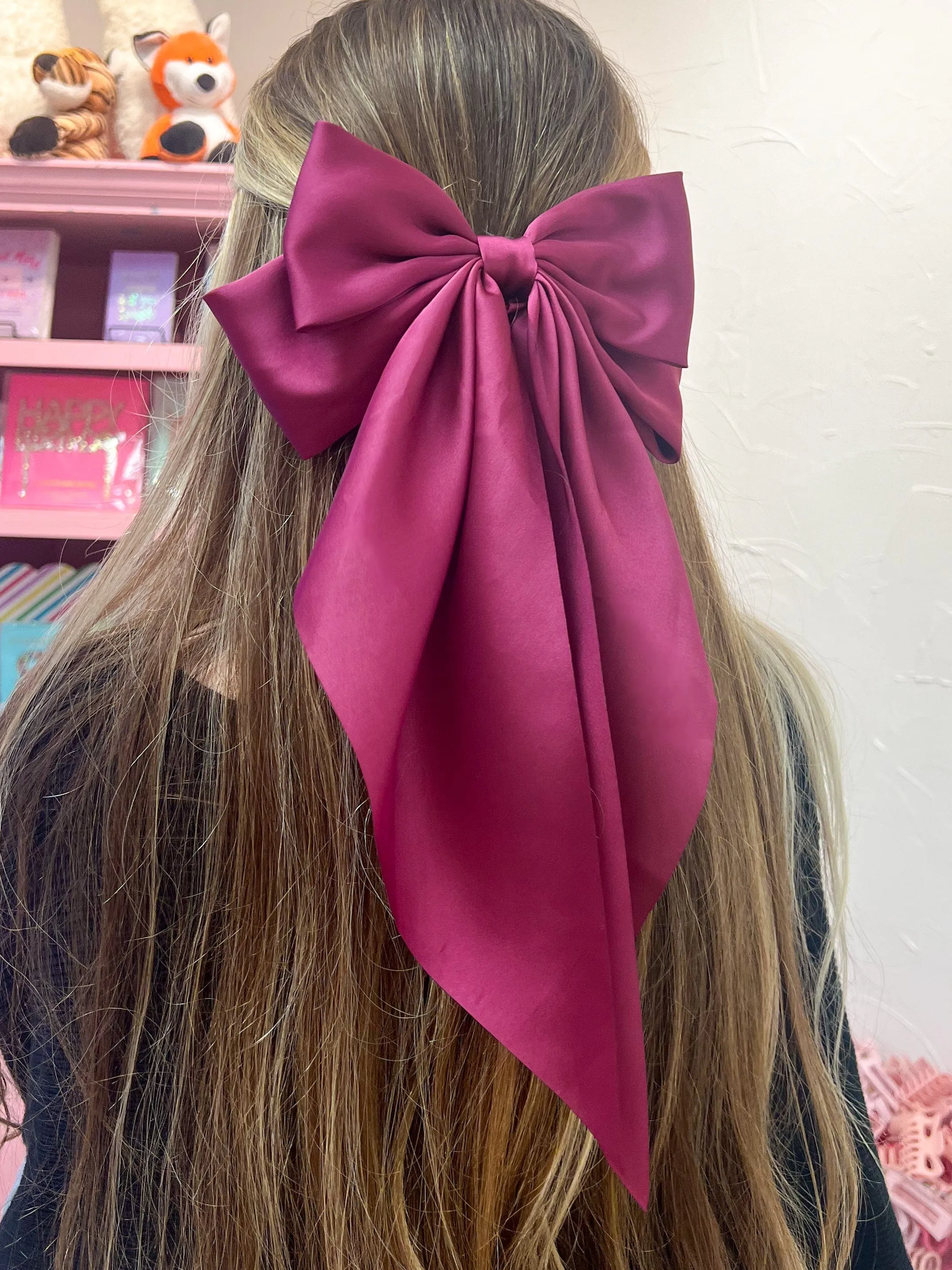 Large Satin Bow