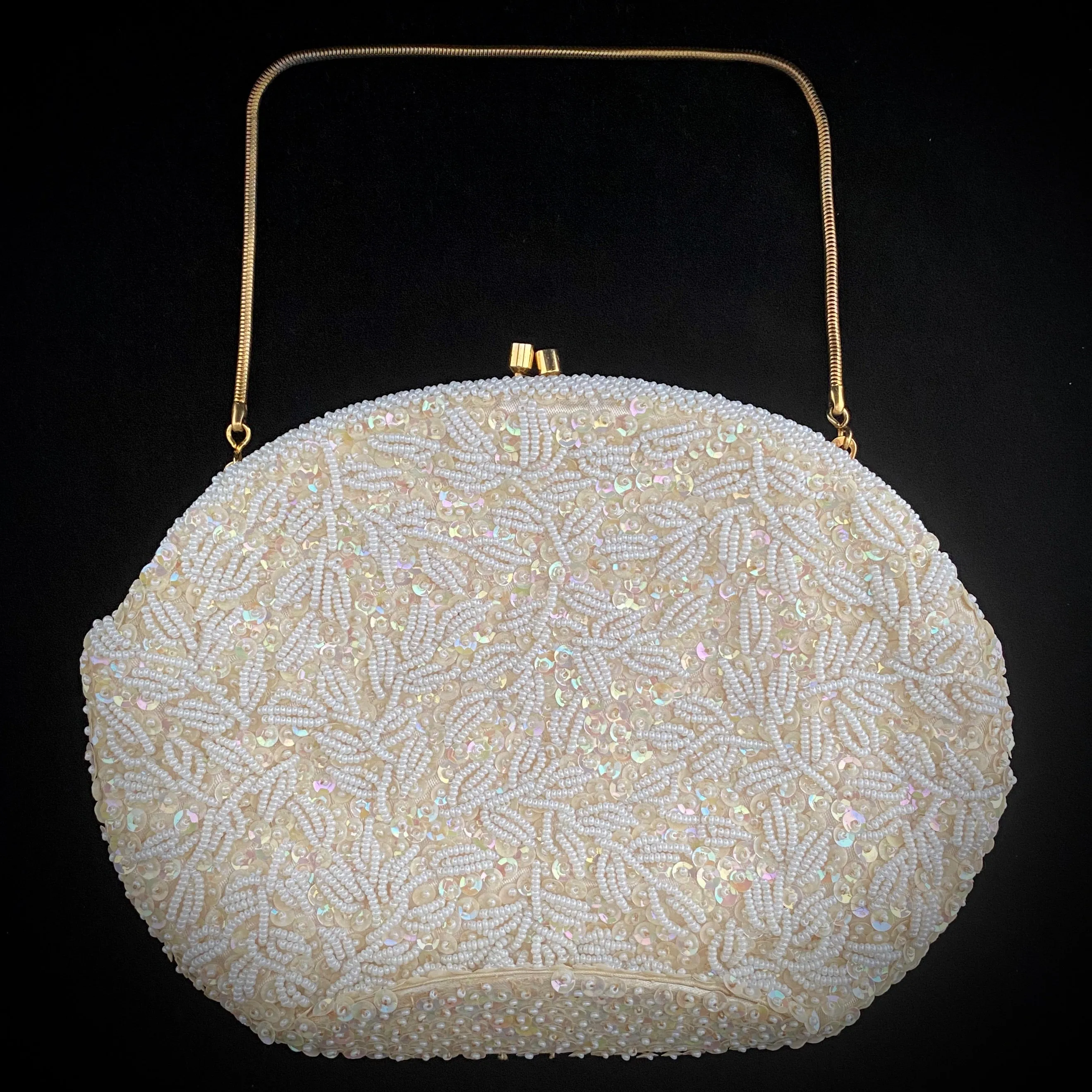 Late 50s/ Early 60s Hand Made in Hong Kong Beaded Bag
