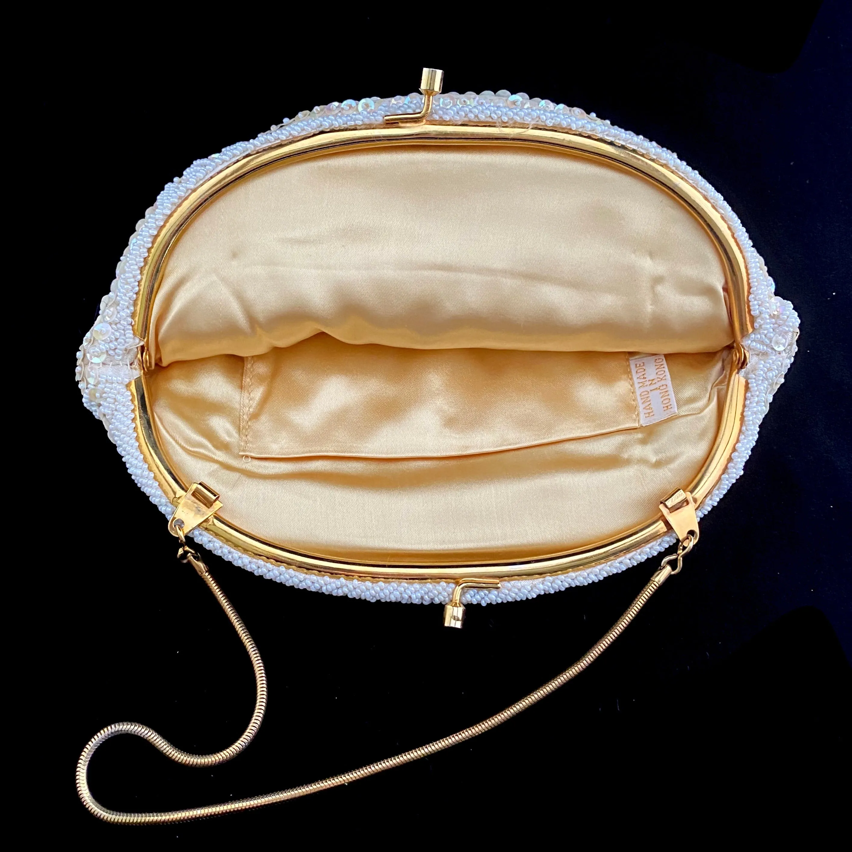 Late 50s/ Early 60s Hand Made in Hong Kong Beaded Bag
