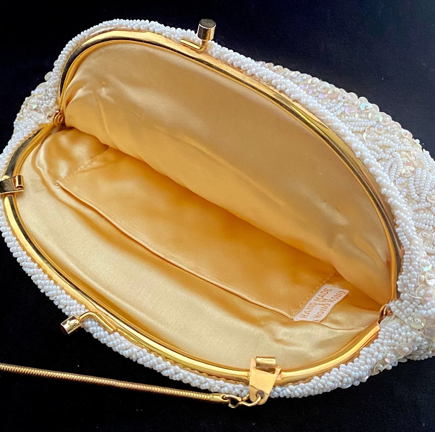 Late 50s/ Early 60s Hand Made in Hong Kong Beaded Bag