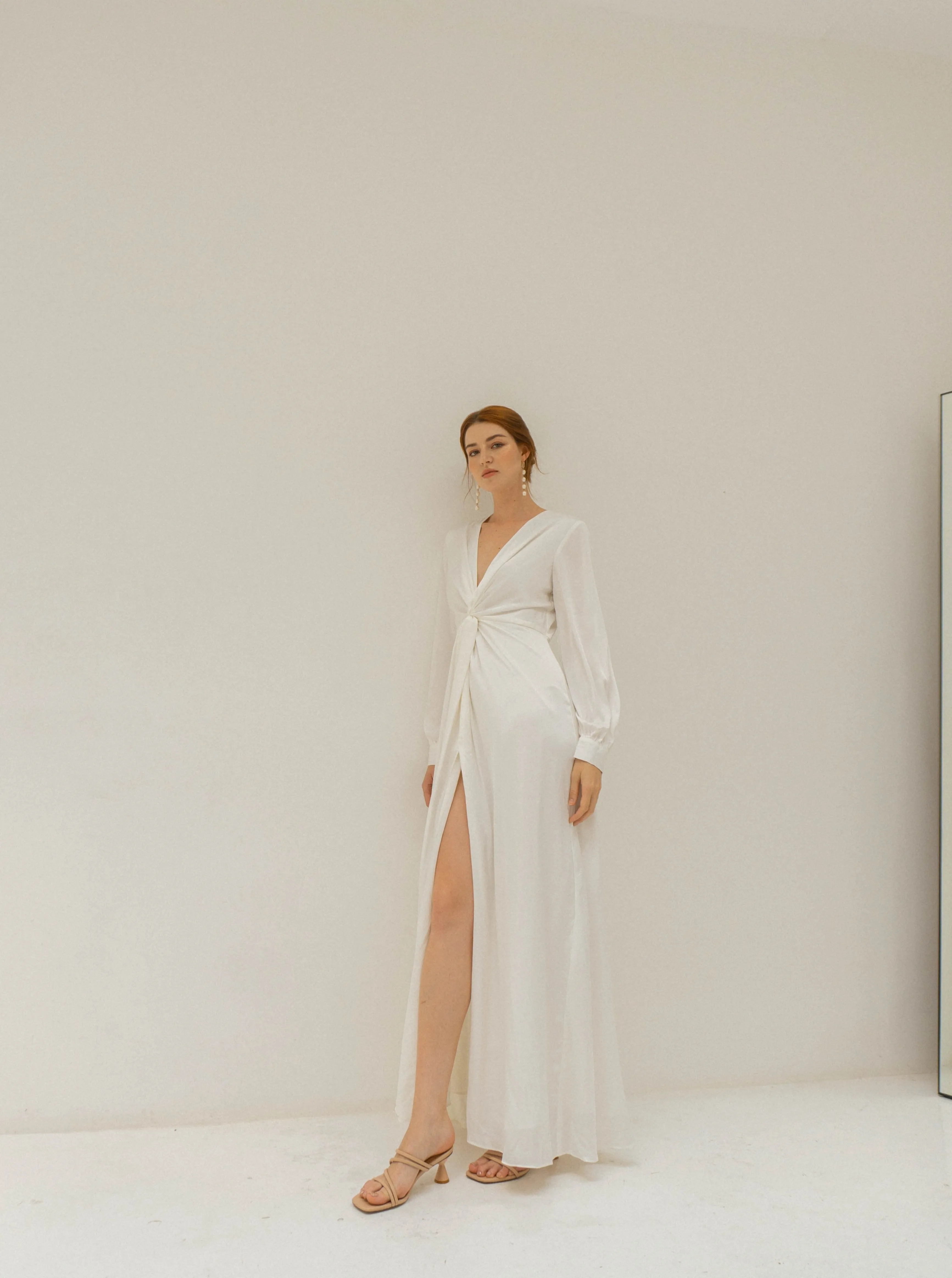 Lea Long Sleeves Floor Length Dress