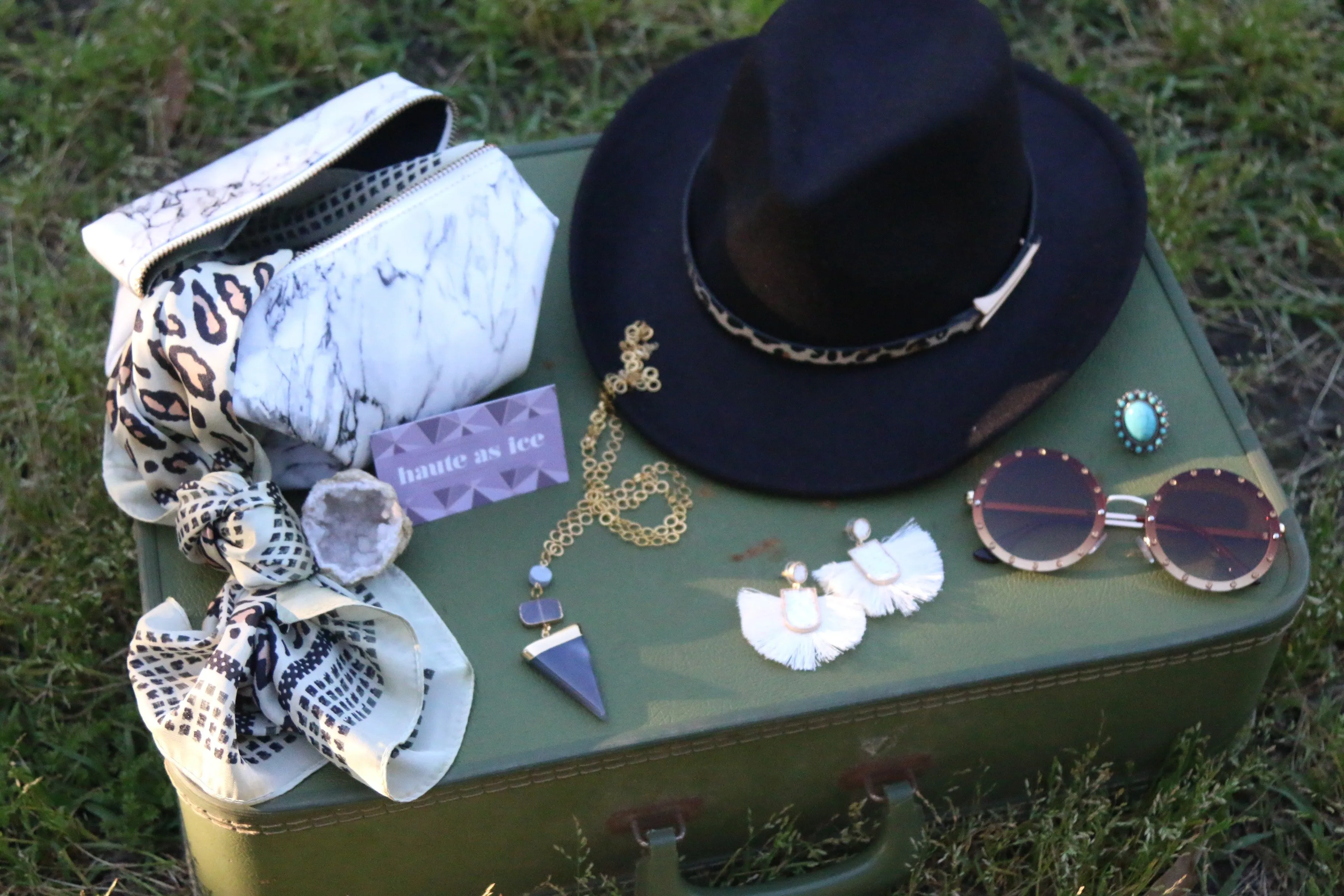 Leopard Satin Scarves: Multi
