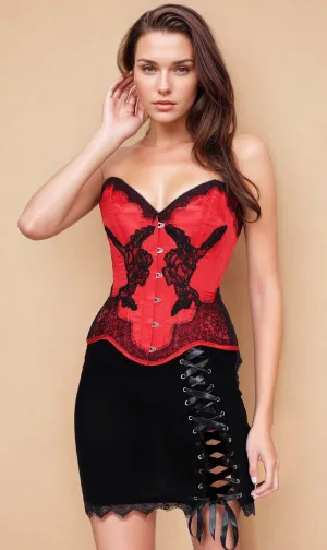 Lesha Overbust Satin Corset