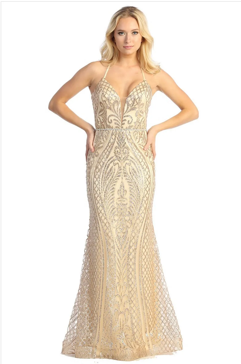 Let’s Evening Gown 7749