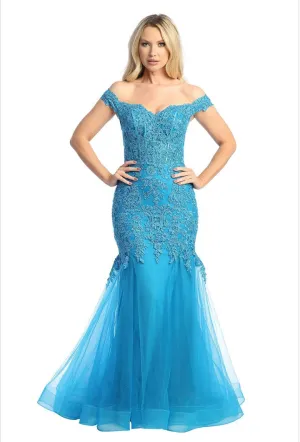 Let’s Evening Gowns 7758L