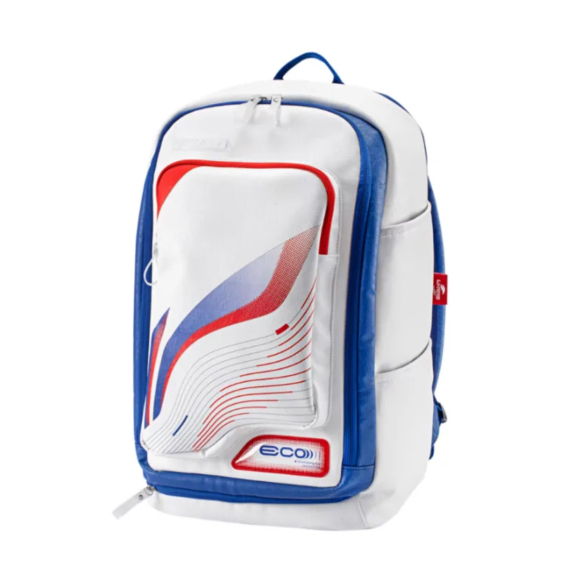 LI-NING Tournament Backpack (ABSU071-4) White/Blue/Red