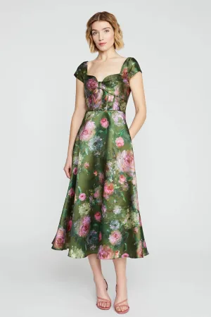 Libby Cap Sleeve Dress by Theia Couture - RENTAL