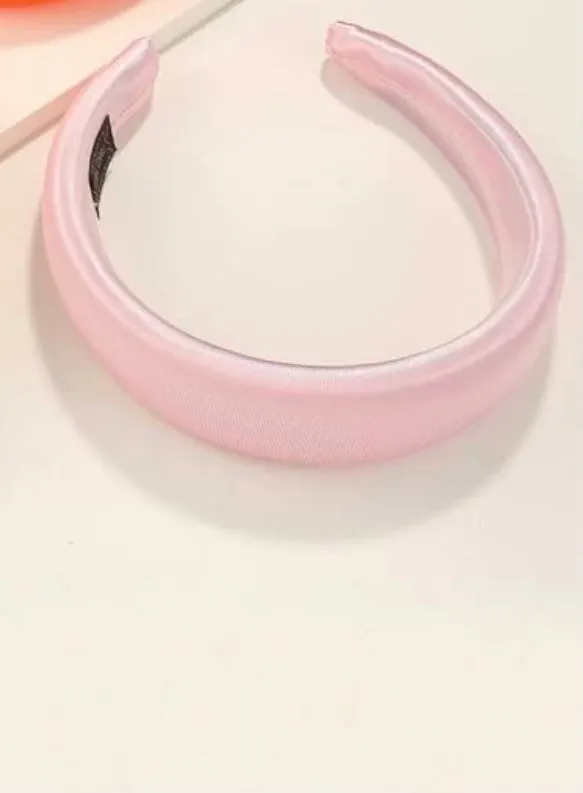 Light Pink Satin Headband