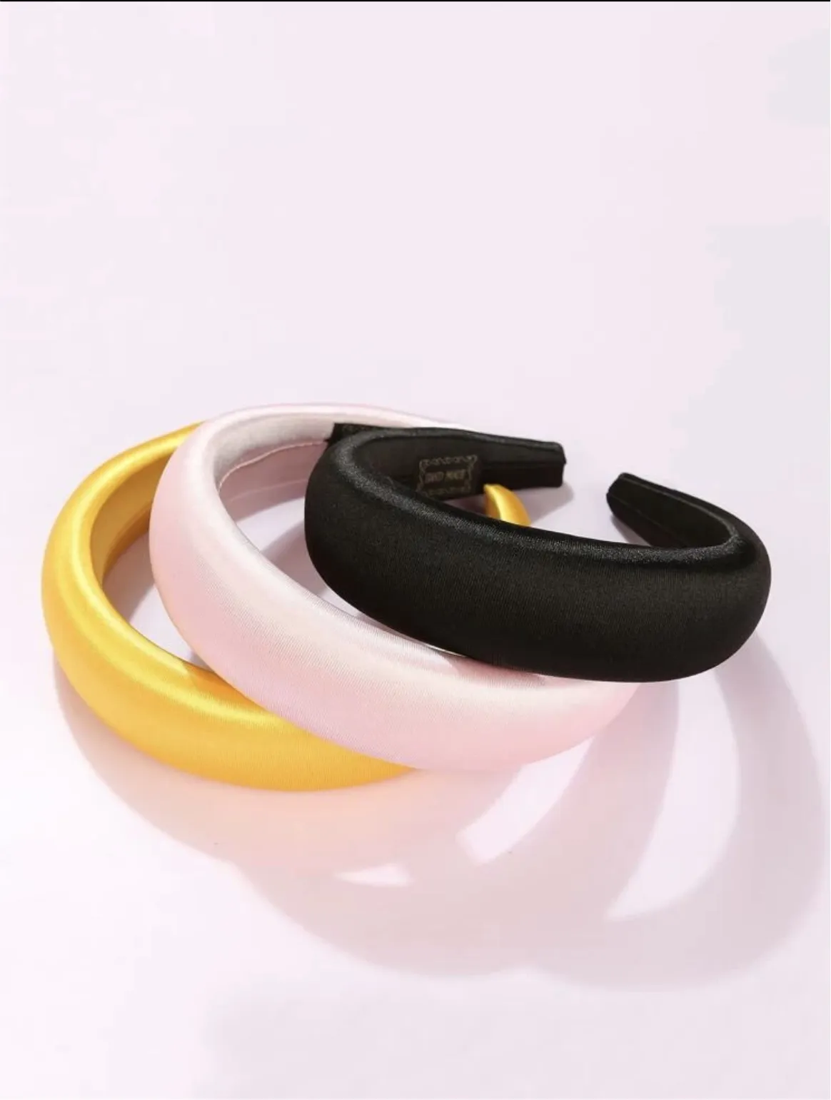 Light Pink Satin Headband
