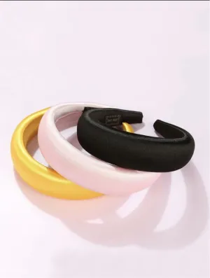 Light Pink Satin Headband
