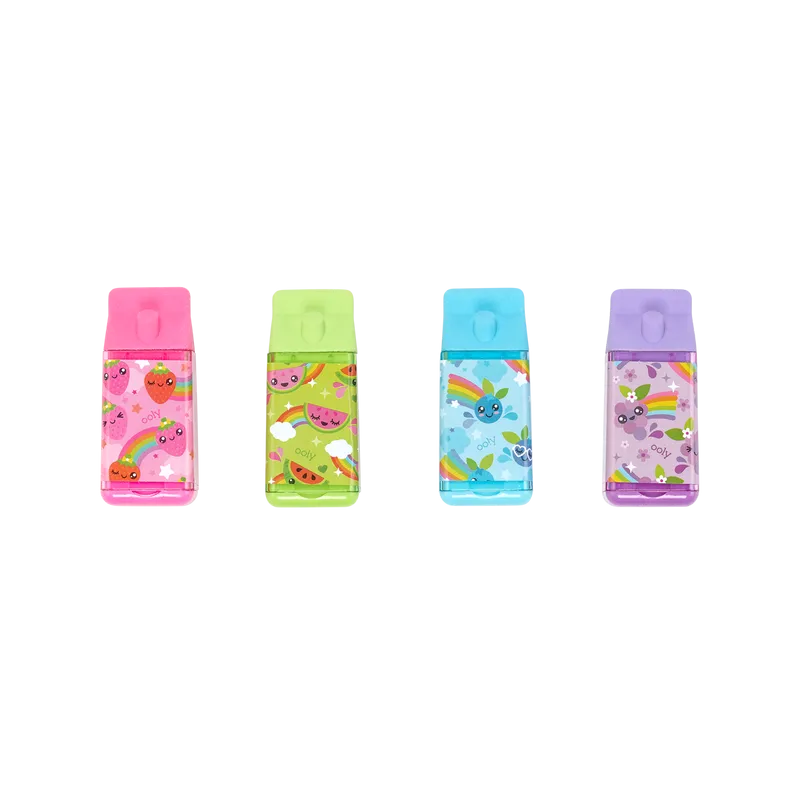 Lil' Juicy Box Scented Erasers   Sharpeners