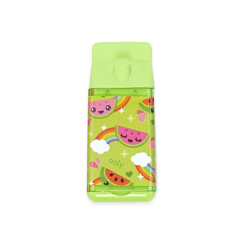 Lil' Juicy Box Scented Erasers   Sharpeners