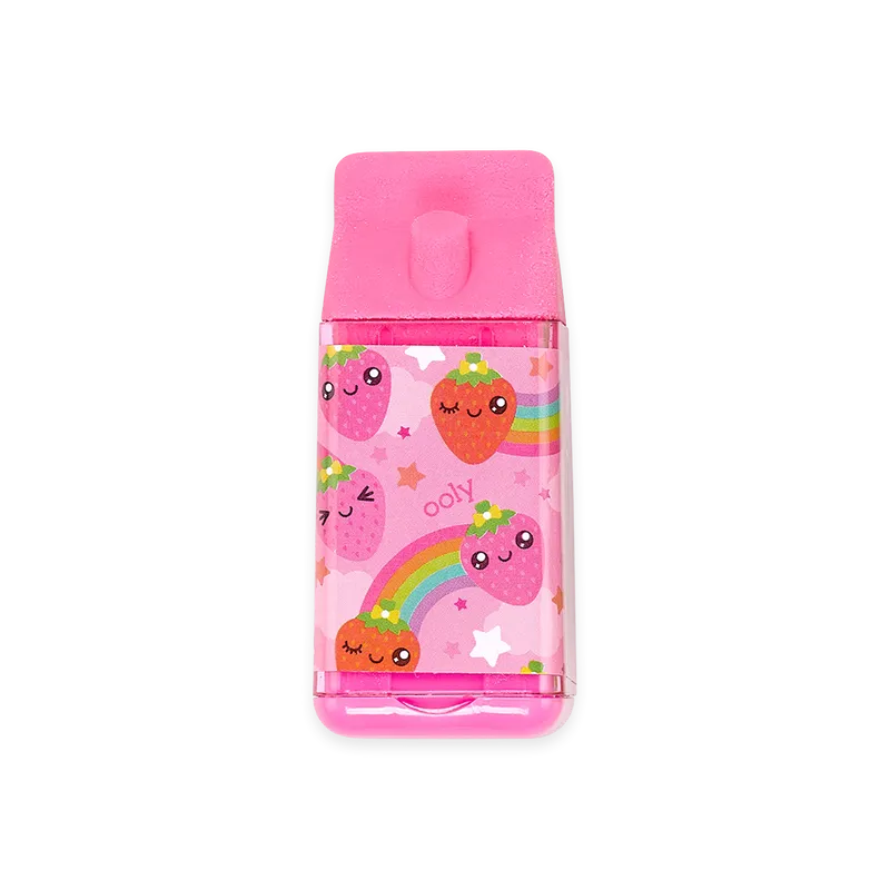 Lil' Juicy Box Scented Erasers   Sharpeners