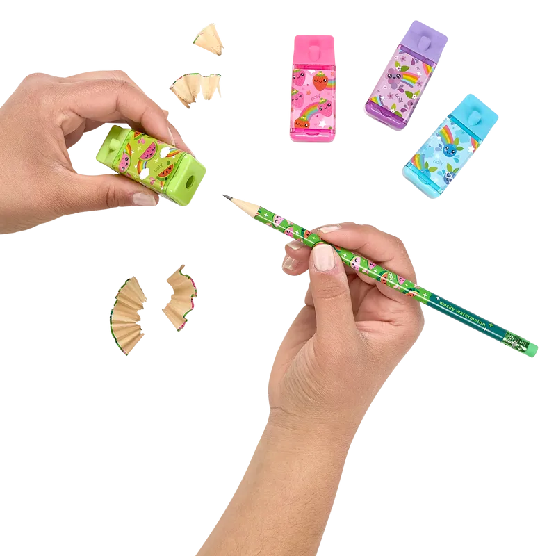 Lil' Juicy Box Scented Erasers   Sharpeners