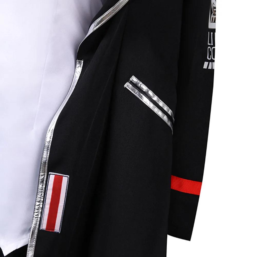 Limbus Company Ryoshu Cosplay Costume Black Outfits Halloween Carnival Suit