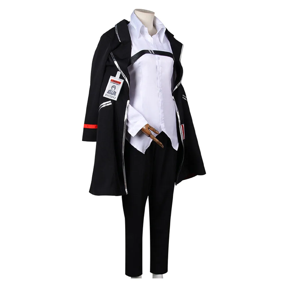 Limbus Company Ryoshu Cosplay Costume Black Outfits Halloween Carnival Suit