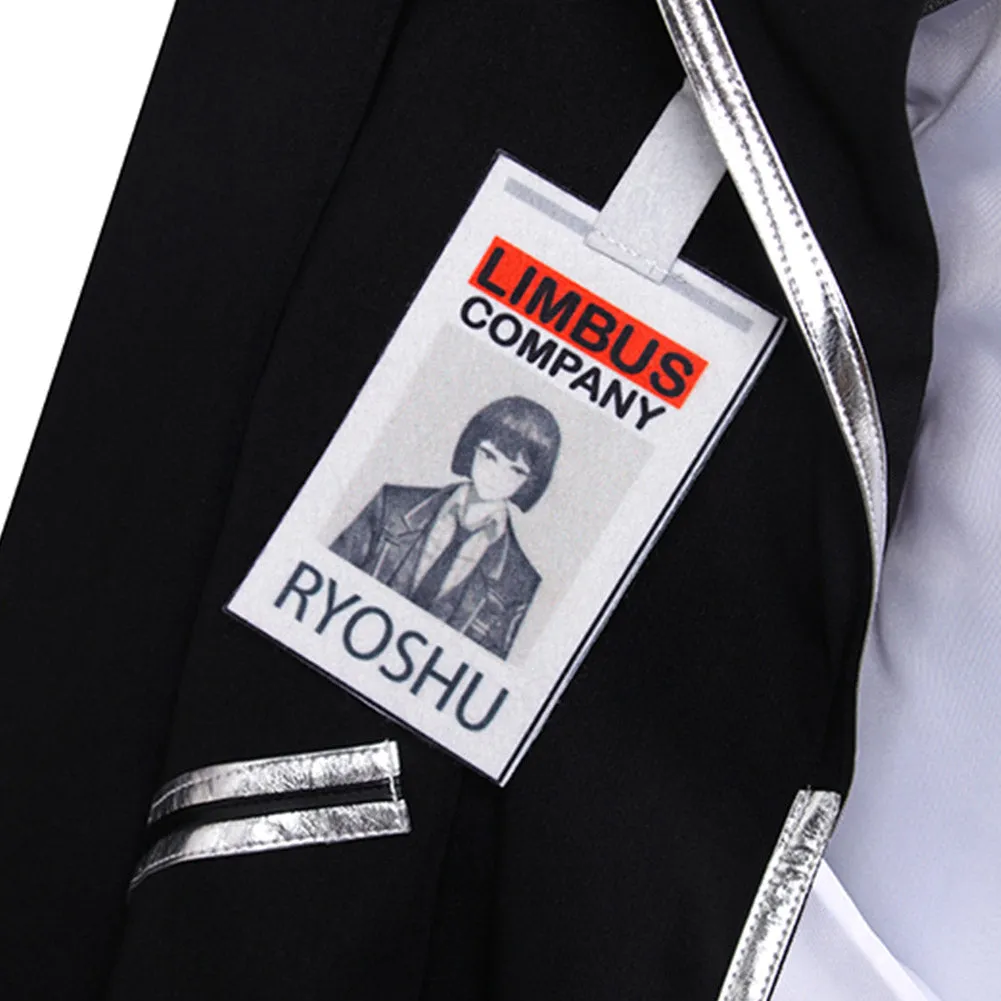 Limbus Company Ryoshu Cosplay Costume Black Outfits Halloween Carnival Suit