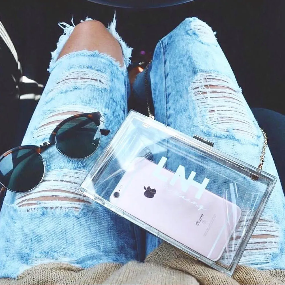 LNH Signature Clear Clutch