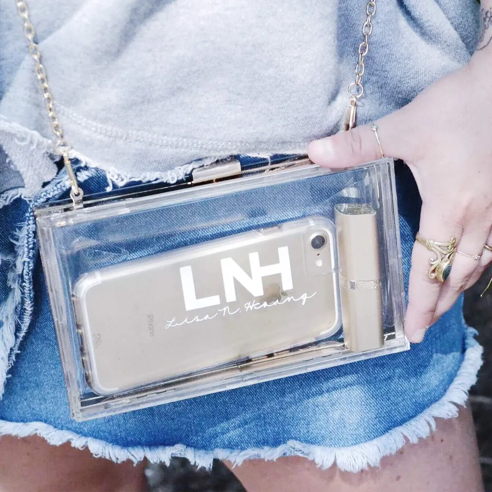 LNH Signature Clear Clutch