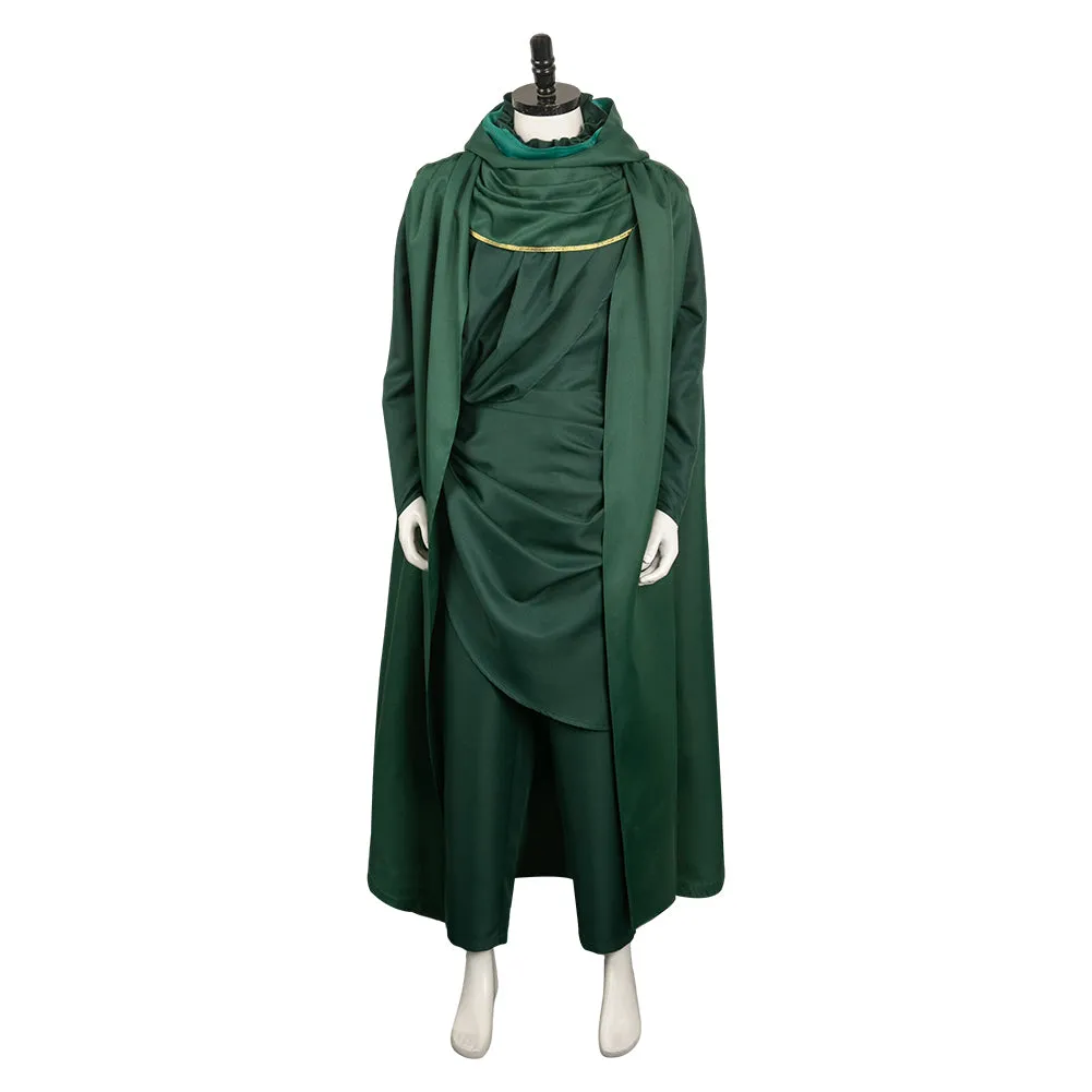 Loki Green Cloak Set Cosplay Costume Outfits Halloween Carnival