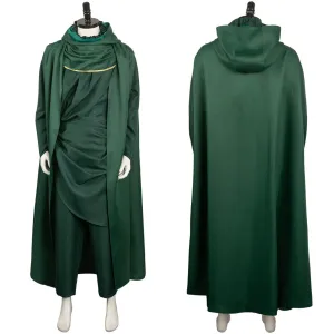 Loki Green Cloak Set Cosplay Costume Outfits Halloween Carnival