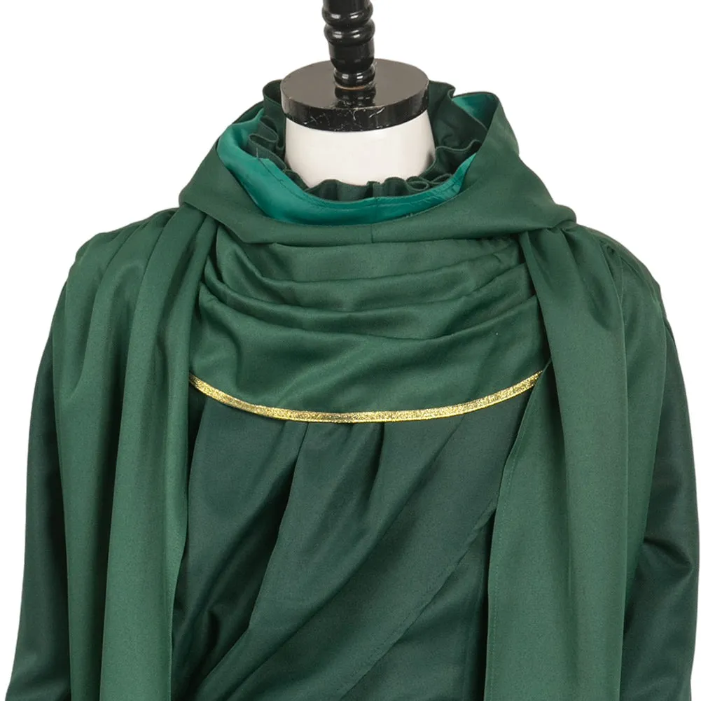 Loki Green Cloak Set Cosplay Costume Outfits Halloween Carnival